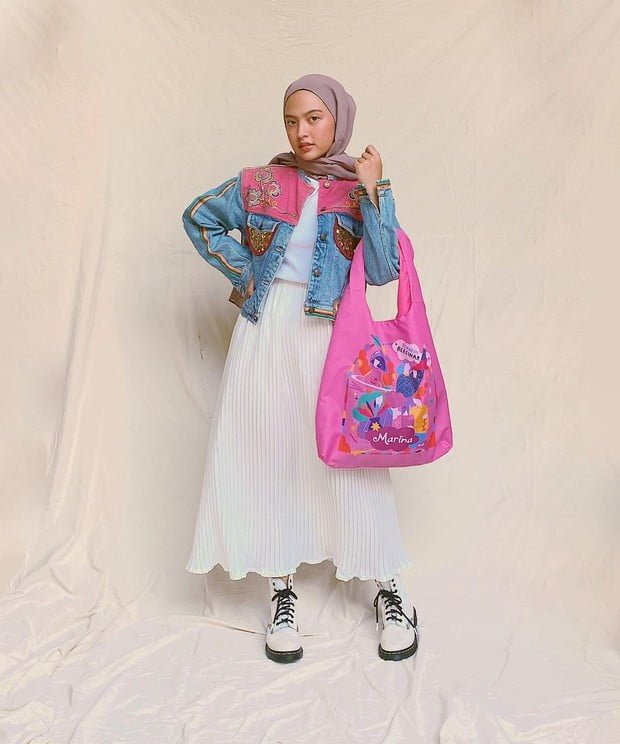 3 5 Gaya Maksimal OOTD Influencer Hijab, Makin Pede dengan Tampil Boyish PROKALTIM