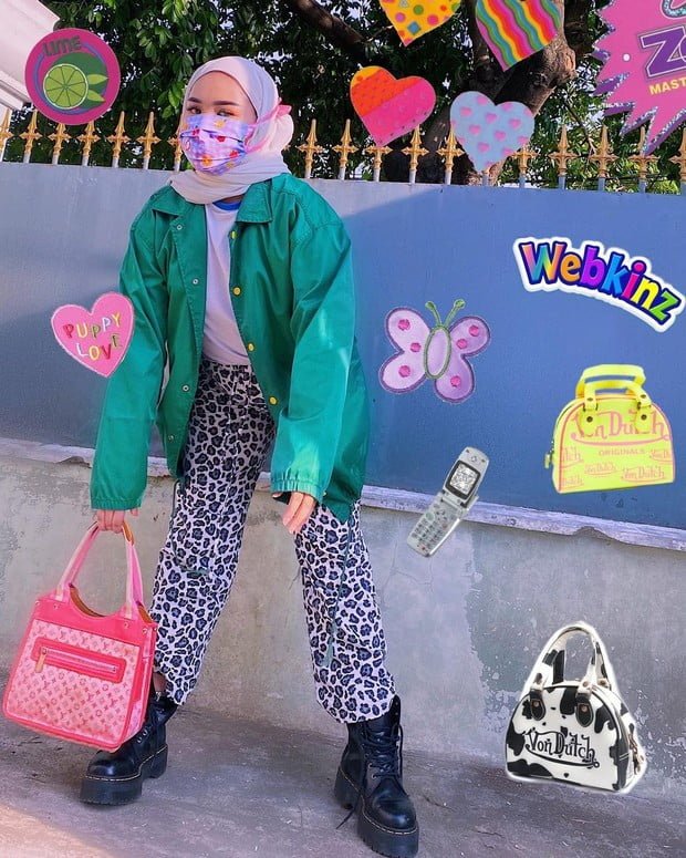 5 5 Gaya Maksimal OOTD Influencer Hijab, Makin Pede dengan Tampil Boyish PROKALTIM