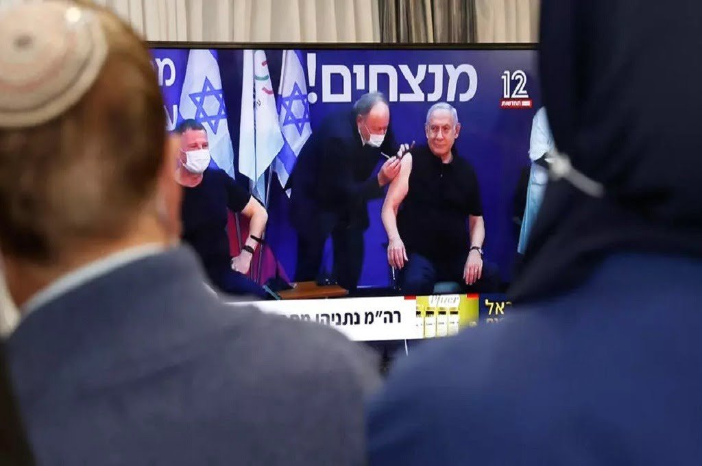 PM Israel Disuntik Vaksin Corona Pfizer BioNTech, Disiarkan Langsung