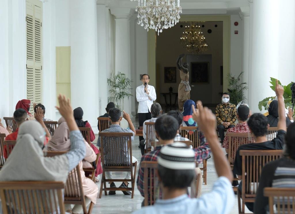 WhatsApp Image 2020 12 18 at 20.17.51 Presiden Jokowi Serahkan Bantuan Modal Kerja di Istana Bogor PROKALTIM