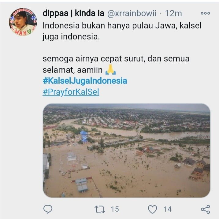 WhatsApp Image 2021 01 15 at 20.13.14 1 Gara-gara Dilupakan Jokowi, Tagar #KalseljugaIndonesia Puncaki Trending Topic Twitter! PROKALTIM