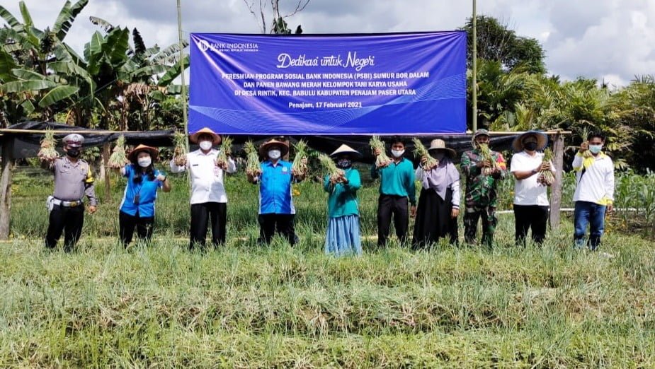 20210217 185859 BI Balikpapan Bantu Rp480 juta Tiga Kelompok Tani PPU PROKALTIM