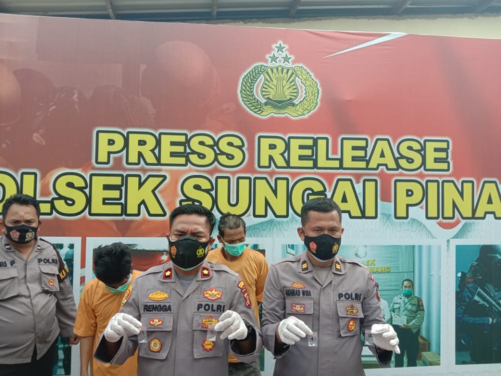 IMG 20210202 WA0015 Polsek Sungai Pinang Ungkap 2 Kasus Sabu, Puluhan Poket Diamankan PROKALTIM
