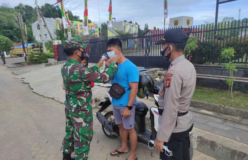 IMG 20210203 WA0007 Sinergi TNI- POLRI, Operasi Yustisi Masih Dapati Pelanggar. PROKALTIM