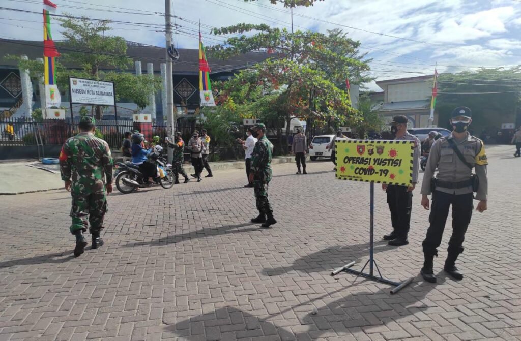 IMG 20210203 WA0008 Sinergi TNI- POLRI, Operasi Yustisi Masih Dapati Pelanggar. PROKALTIM