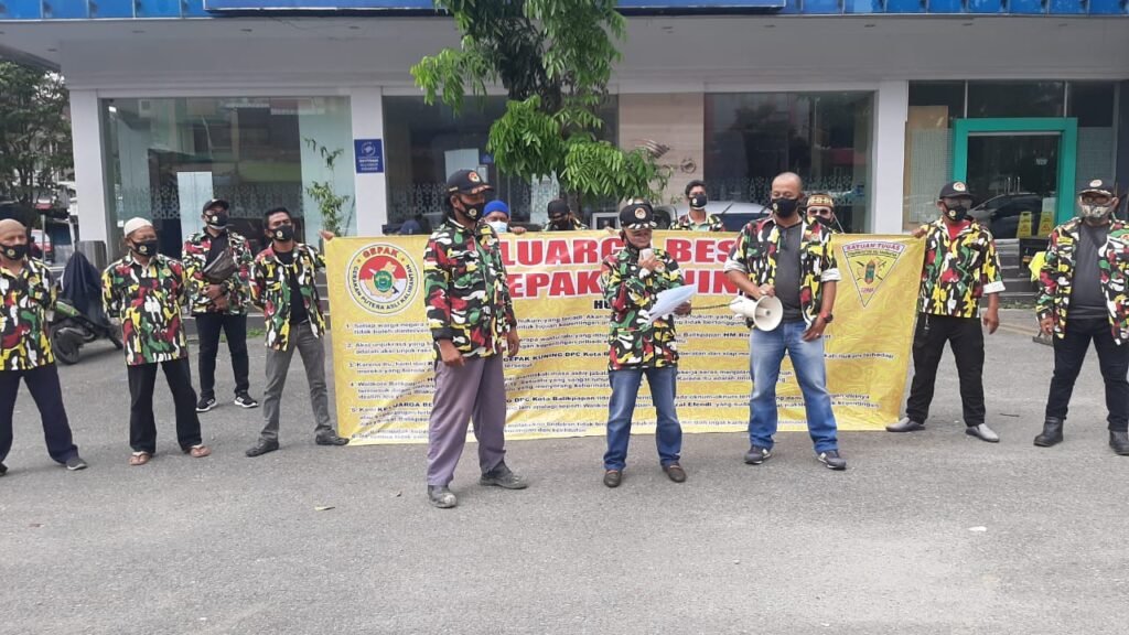 IMG 20210221 WA0020 Respons Demo KPK di Jakarta, Gepak Kuning Kaltim Gelar Demo di Halaman Bukopin PROKALTIM
