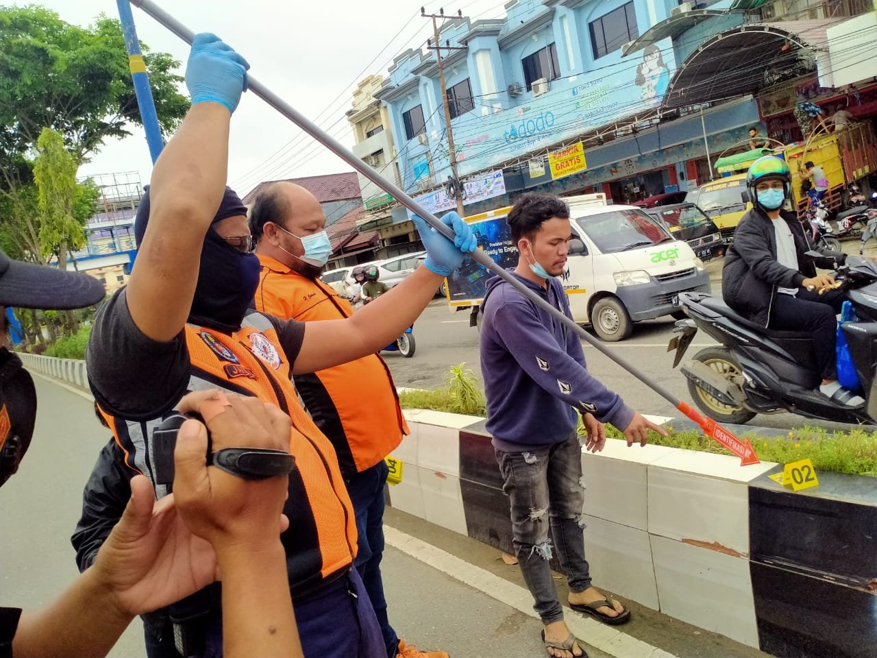 Pulang dari THM, Kecelakaan Tunggal atau Ditikam?