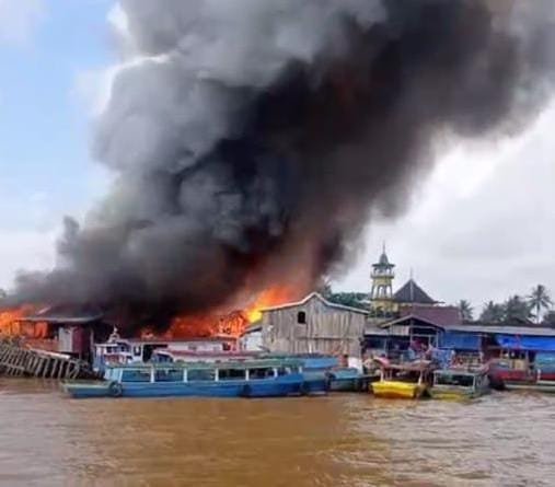 IMG 20210227 WA0000 Dinodai Pemukulan, Kebakaran 10 Rumah di Pangeran Bendahara PROKALTIM