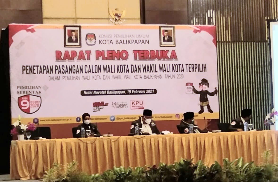 KPU Balikpapan Tetapkan Kepala Daerah Terpilih, Jadwal Pelantikan Tunggu Gubernur dan Mendagri