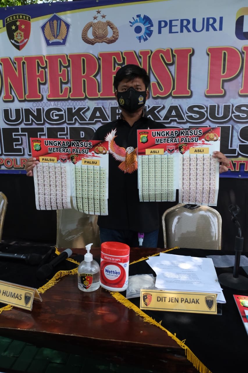 Praktik Pemalsuan Meterai Rugikan Negara Rp 37 M