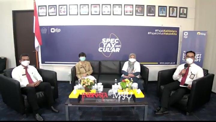 DJP Kaltimra Gelar Talk Show, Bahas Strategi hingga Peranan Pajak bagi Penanganan Covid-19