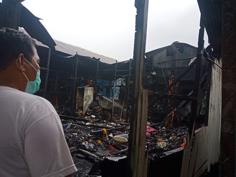 IMG 20210322 WA0036 Ditinggal Bersilaturahmi Ke Rumah Keluarga, Rumah dilalap Si Jago Merah PROKALTIM
