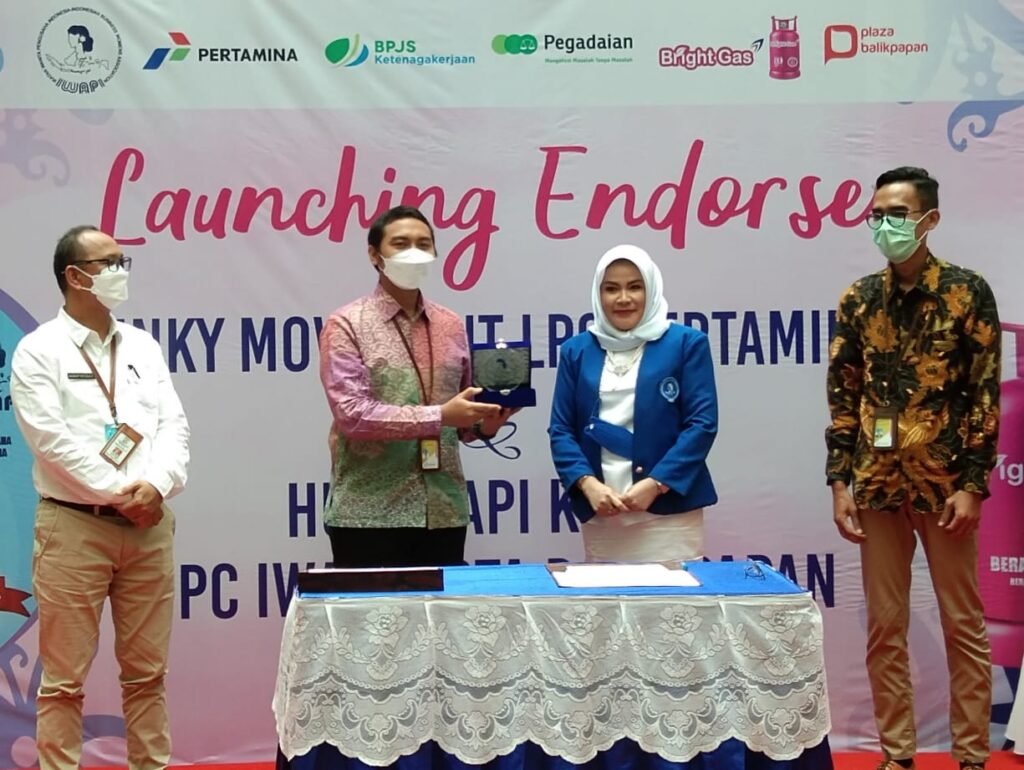 IMG 20210324 WA0008 Kerja Sama Pertamina MOR VI Kalimantan-Iwapi Balikpapan Makin Erat, Hari Ini Launching Endorse Pinky Movement LPG PROKALTIM