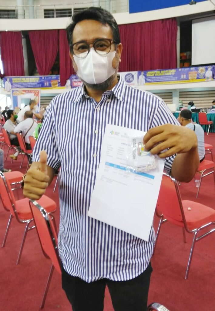 IMG 20210329 WA0011 Percaya Diri, Walaupun Ada Penyakit Komorbid Wakil Ketua DPRD Balikpapan, Sabaruddin Panrecalle Vaksin Dosis Kedua PROKALTIM