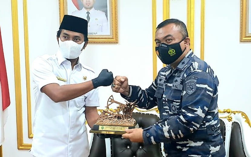 20210414 132236 Danlanal Balikpapan Laksanakan Courtesy Call ke Bupati PPU PROKALTIM