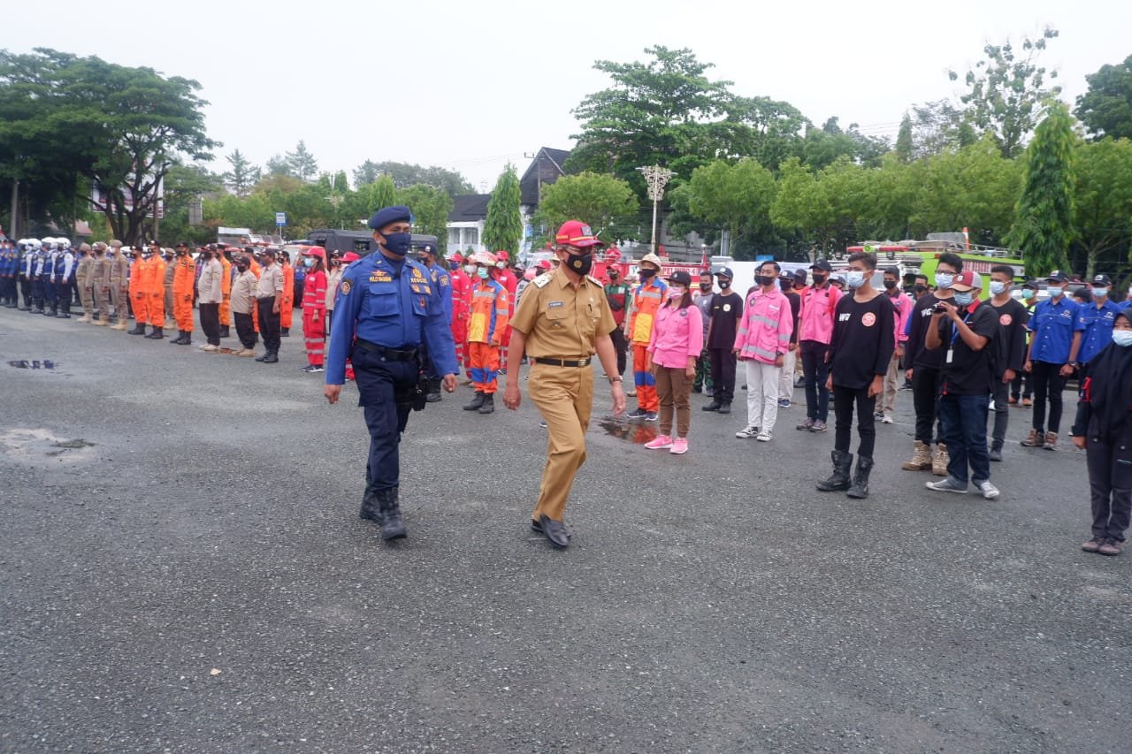 IMG 20210406 WA0031 Sambut Ramadhan, Disdamkar Apel Kesiapsiagaan, Wawali Apresiasi PROKALTIM