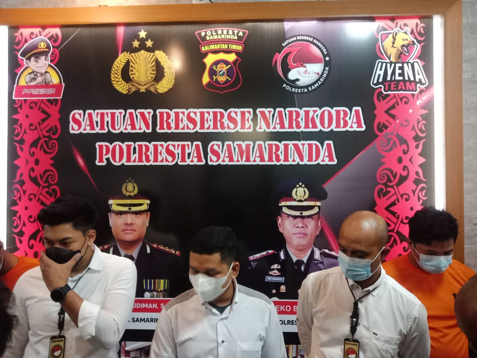 IMG 20210413 WA0035 Nganggur Saat Pandemi, Belajar Racik Narkoba Di Internet, 8 Orang Dibekuk Polisi PROKALTIM