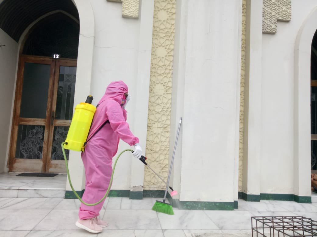 Sambut Ramadan 100 Mesjid Disemprot Disinfektan1 Sambut Ramadan, 100 Mesjid Disemprot Disinfektan PROKALTIM