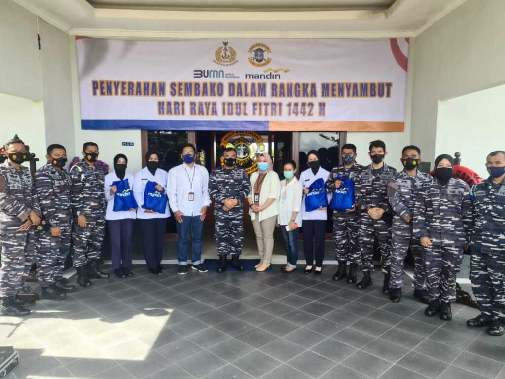 IMG 20210507 WA0003 Komandan Pangkalan TNI AL Balikpapan terima kunjungan Bank Mandiri Cabang Soeprapto Balikpapan PROKALTIM