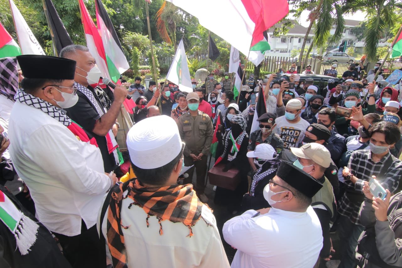IMG 20210521 WA0019 Tandatangani Petisi Bersama Wali Kota Beri Dukungan Terhadap Palestina, Budiono: Yang Terpenting Mengakui Kemerdekaan Bangsa Palestina PROKALTIM