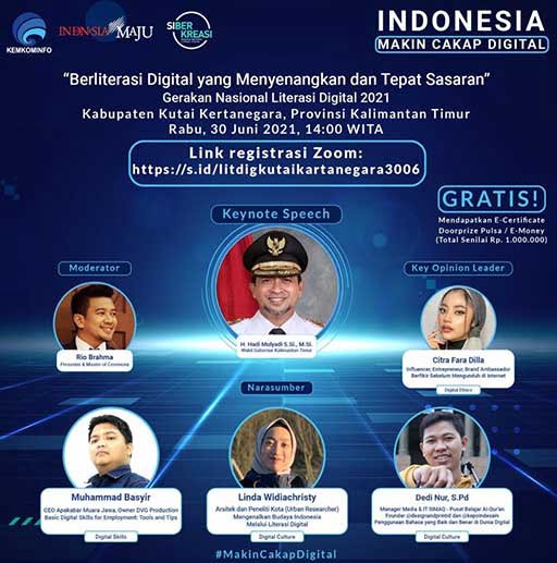 1 Literasi Digital : Berliterasi Digital yang Menyenangkan dan Tepat Sasaran PROKALTIM