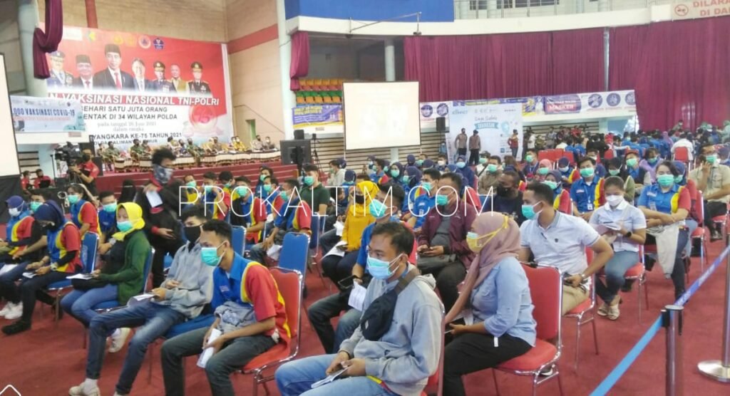 20210628 113405 16 Ribu Warga Kaltim Vaksin Serentak PROKALTIM