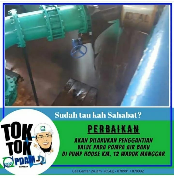 IMG 20210607 WA0031 1 45 Persen Pelayanan Terganggu, Hari ini IPAM Kampung Damai Stop Produksi PROKALTIM