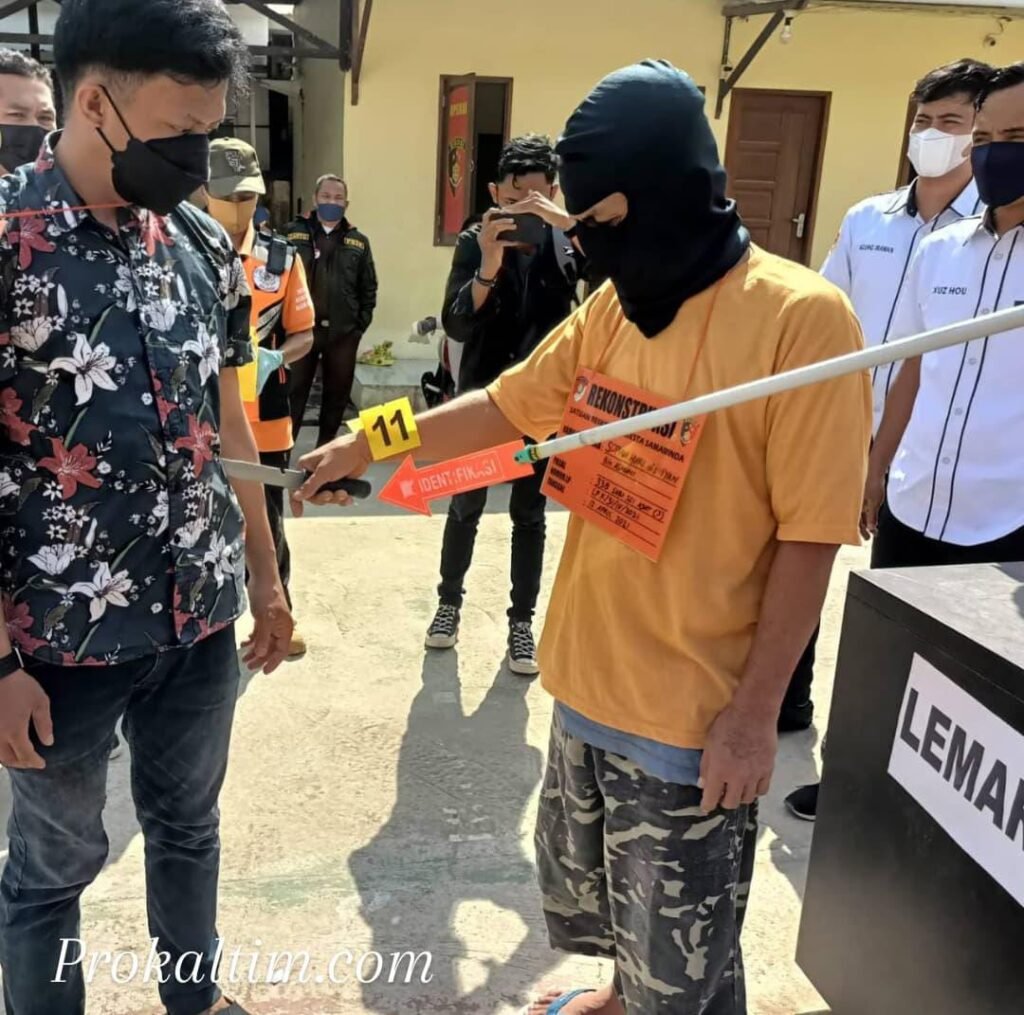 WhatsApp Image 2021 06 08 at 19.45.47 Rekonstruksi Pembunuhan Gunung Lingai, 17 Adegan, Pelaku Sempat Buron 25 Hari PROKALTIM