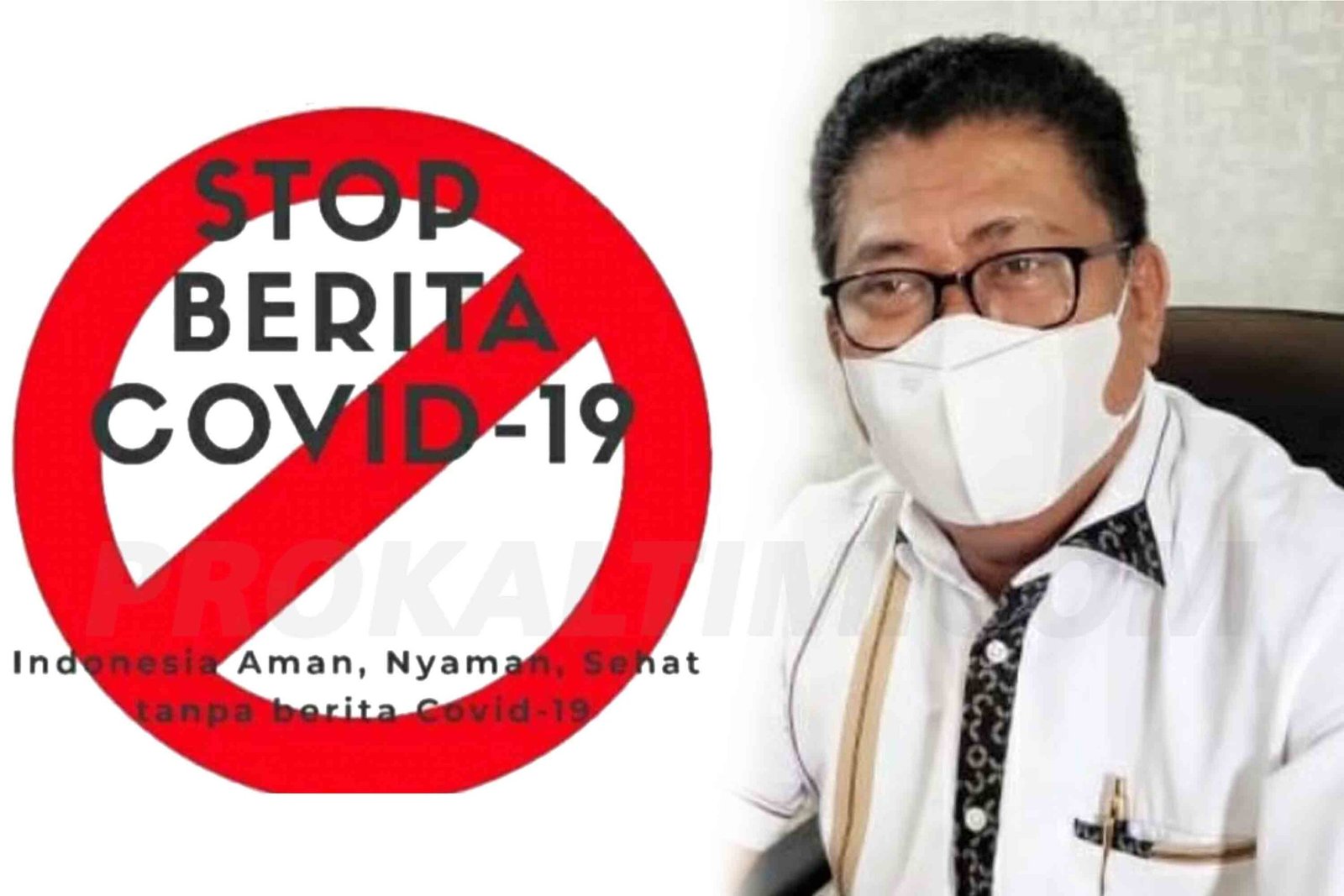 STOP COVID scaled Stop Berita Positif dan Kematian Covid-19, Ardiasnyah: Psikologis Diserangnya dan Imun Kita Menurun PROKALTIM
