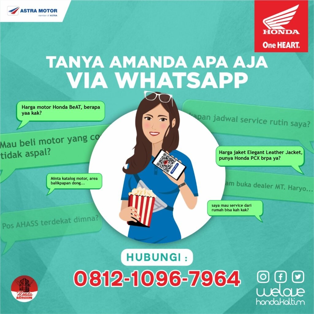 WhatsApp Image 2021 07 29 at 13.31.08 Amanda, Layanan Konsultasi Gratis Seputar Product Honda Astra Motor PROKALTIM