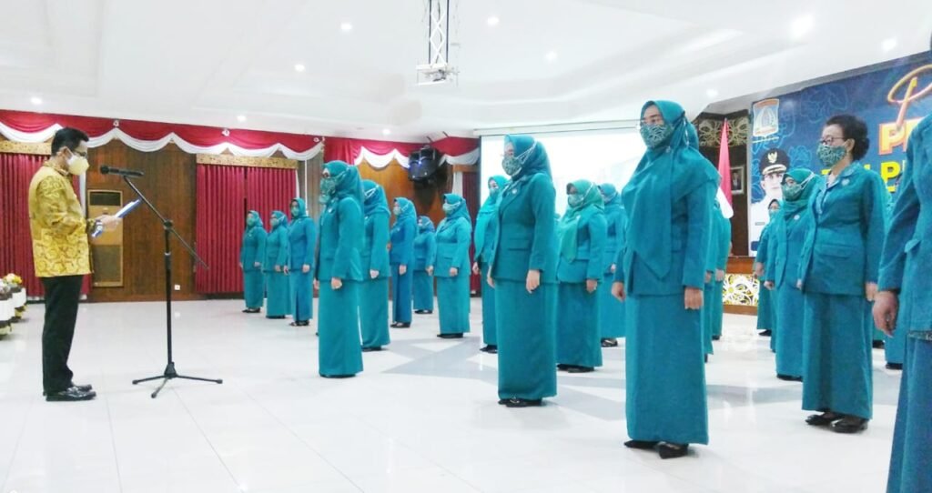 WhatsApp Image 2021 07 29 at 16.52.43 Hj. Nurlena Mas’ud Resmi Pimpin TP PKK Balikpapan PROKALTIM