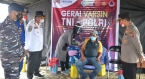 20210825 113904 Lanal Balikpapan Dukung Serbuan Vaksinasi Unsur Maritim dan Masyarakat Maritim di Kabupaten Paser PROKALTIM