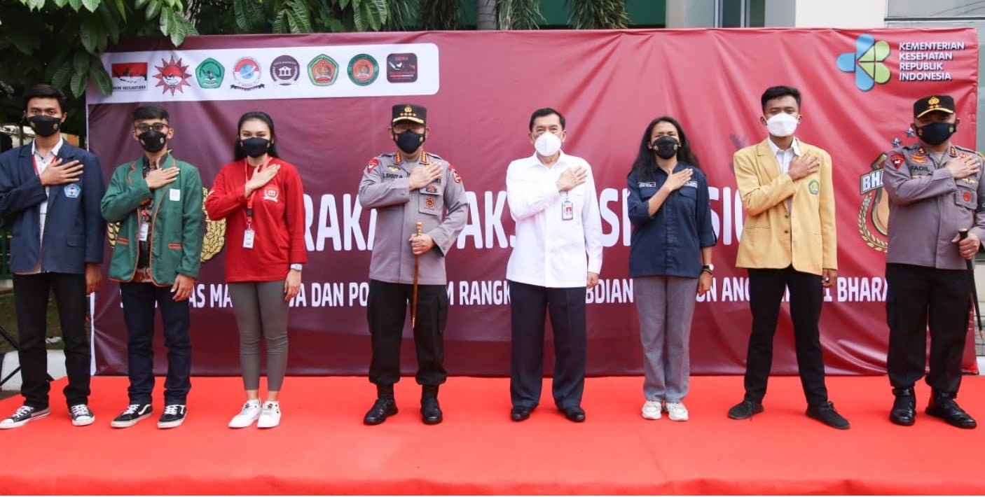 91 30 Tahun Mengabdi, Alumni Akpol 91 dan Mahasiswa Gencarkan Vaksinasi Percepat Herd Immunity PROKALTIM
