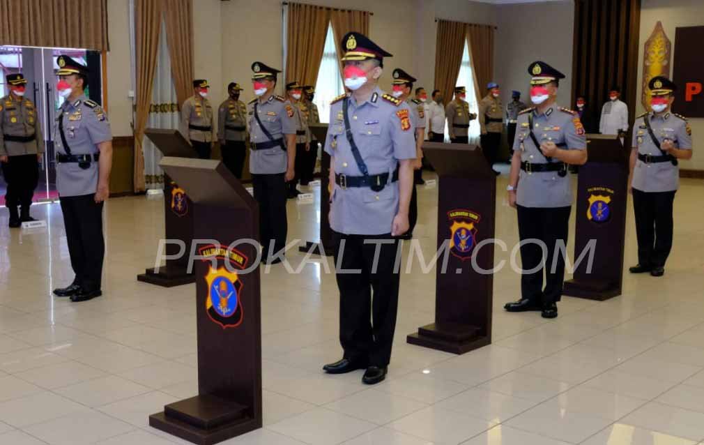 MUTASI1 1 Pejabat Utama dan 2 Kapolres Sertijab, Kapolda: Jadikan Polda Kaltim Semakin Presisi PROKALTIM