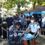 Lanal Balikpapan Serbu Masyakarat Pesisir Pantai Seraya Sepinggan