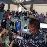 Peringati Hari Kemerdekaan RI-76, Serbuan Vaksin Lanal Balikpapan