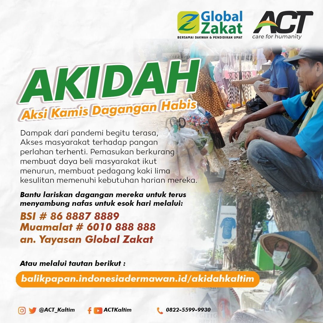 WhatsApp Image 2021 08 19 at 17.33.46 Jawab keresahan Pedagang, Dengan AKIDAH Bersama ACT Kaltim PROKALTIM