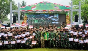 closing Inilah Kemeriahan Sport and Culture Day, Tanding Tentara Amerika vs Indonesia PROKALTIM