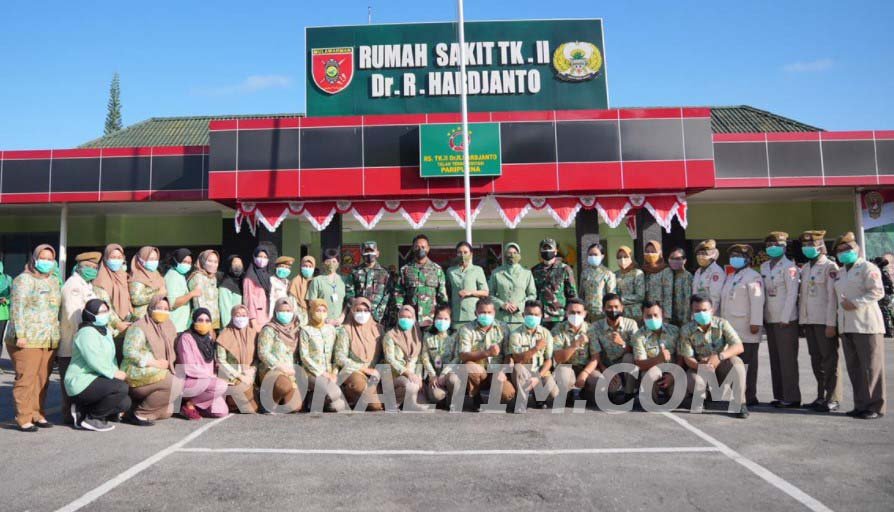 kasad Kunjungan Kerja Kasad dan Ibu Hetty Andika Perkasa, Support Nakes RS Dr R Hardjanto Balikpapan PROKALTIM