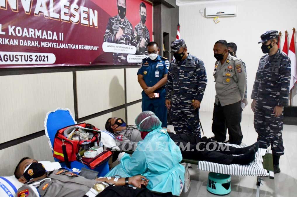 tni al3 Wujud Peduli TNI AL, Gelar Donor Darah dan Plasma Konvalesen PROKALTIM