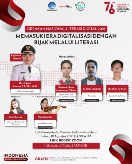 10 agus smd Memasuki Era Digitalisasi Dengan Bijak Melalui Literasi PROKALTIM