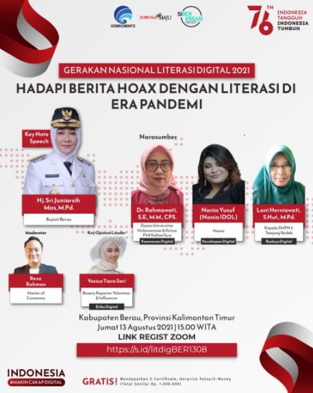 13 agus berau Hadapi Berita Hoax Dengan Literasi Di Era Pandemi PROKALTIM