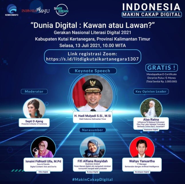 13 juli 1 Dunia Digital : Kawan Atau Lawan? PROKALTIM