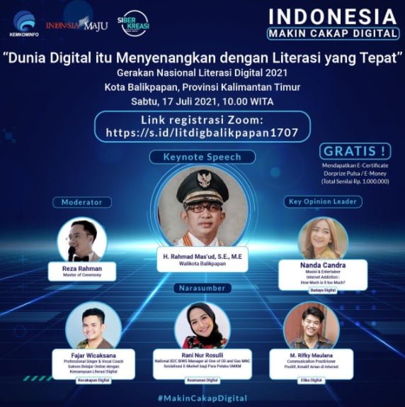 17 juli Dunia Digital Menyenangkan Dengan Literasi yang Tepat PROKALTIM