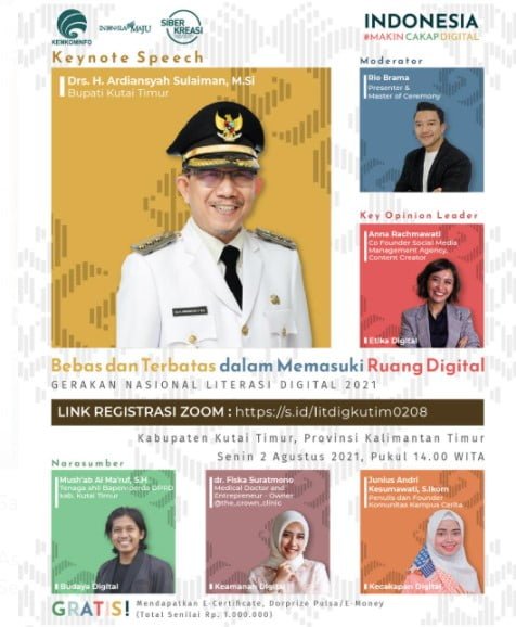 2 agustus kutim Bebas dan Terbatas Memasuki Ruang Digital PROKALTIM
