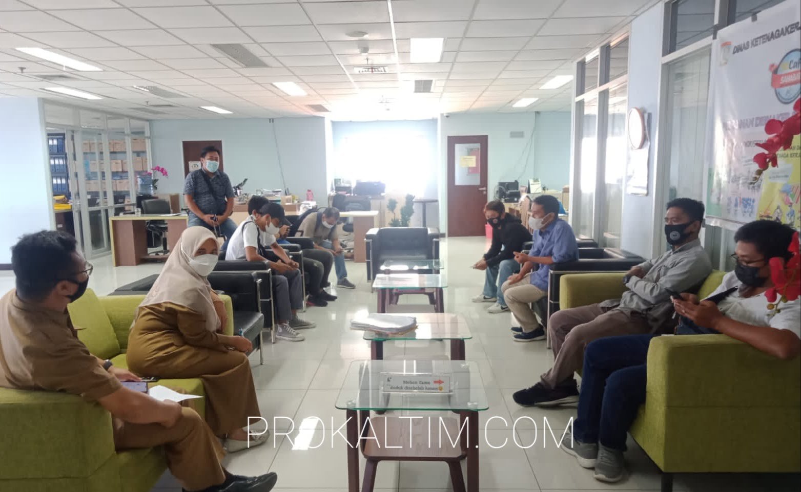 20210901 141251 Pekerja Media Gruduk Disnaker, Tuntut Perselisihan Hubungan Industrial Tak Kunjung Selesai PROKALTIM