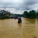 Diguyur Hujan Lebat, Akses Jalan Kariangau Terputus, 18 Warga Terpaksa Mengungsi