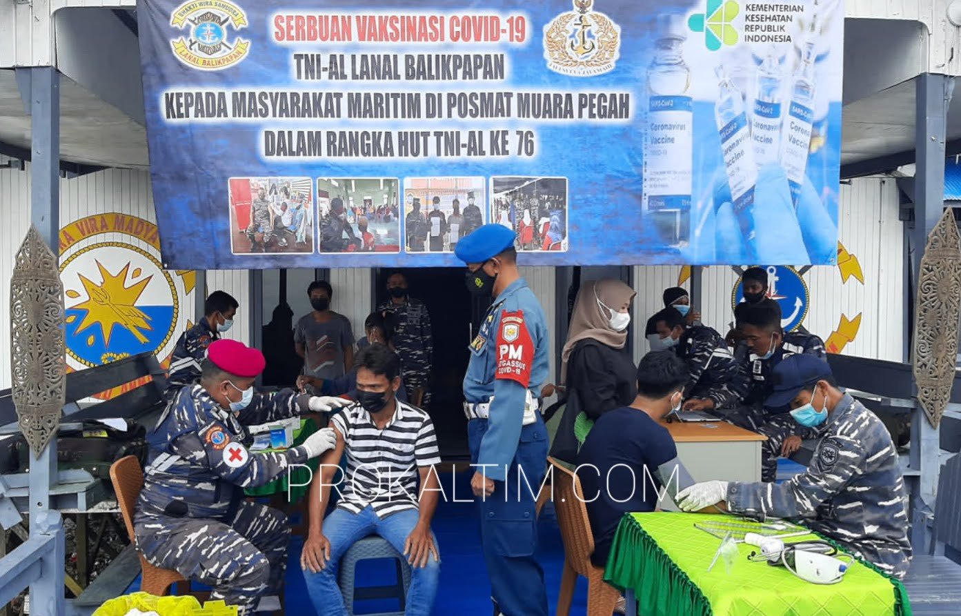 20210909 134834 Lanal Balikpapan Serbu Muara Jawa dan Batu Ampar dengan Vaksin PROKALTIM