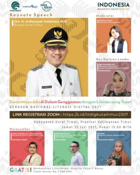 23 juli kutim Dunia Maya Ada di Dalam Genggaman Dengan Literasi yang Tepat PROKALTIM