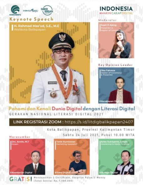 24 juli Pahami dan Kenali Dunia Digital Dengan Literasi Digital PROKALTIM